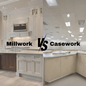 What is Difference between Millwork and Casework  